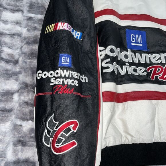 Dale Earnhardt Goodwrench Jeff Hamilton Leather‎ Jacket Coat Mens XL NASCAR - Picture 10 of 12